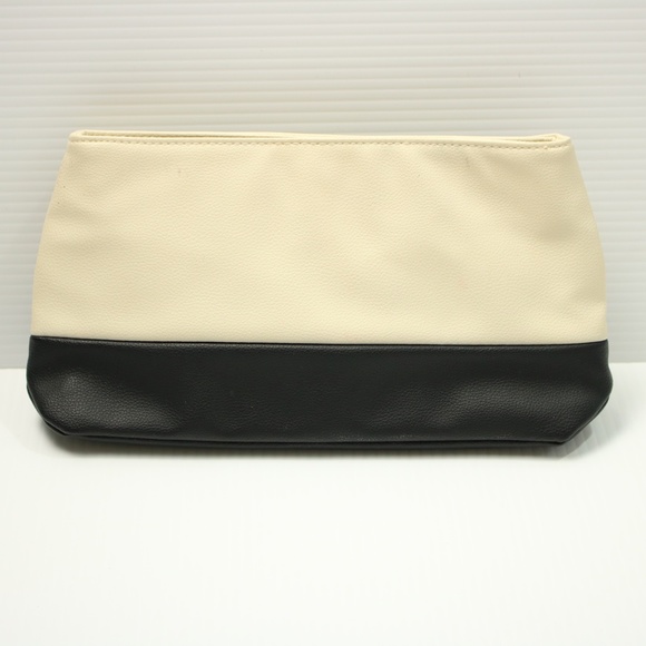 Victoria's Secret Cream and Black Tassel Cosmetic Bag - Picture 2 of 5